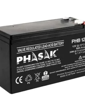 Batterie Ups Phb 1209 9a 12v Black One Size unisex - Phasak - FashionsVida