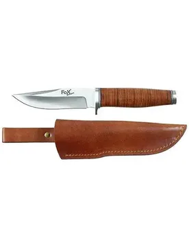Fahrtenmesser Ranger 11 mit Ledergriff und Scheide Default Title adult - FoX Outdoor - FashionsVida