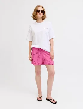 Jack & Jones - Short de mujer estampado con cintura elástica - jack & jones - FashionsVida