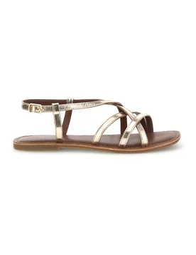 Sandali platino con fasce incrociate e cinturino TIM9936 37 - PITTARELLO SUN - FashionsVida