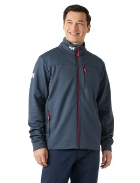 Crew Full Zip Fleece Navy L Men - Helly Hansen - FashionsVida