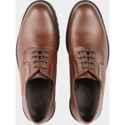 Bluchers de hombre de piel con suela track