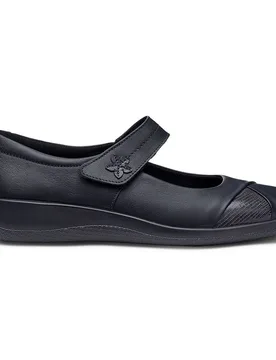 Women's Wide Fit 'Truly' Mary Janes in Navy Size: 7 - Navy - Size: 7 - Hotter - FashionsVida