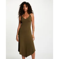 Morgan - Vestido con escote pico
