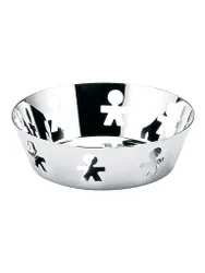 Obstschale Girodonto 18cm silber baby