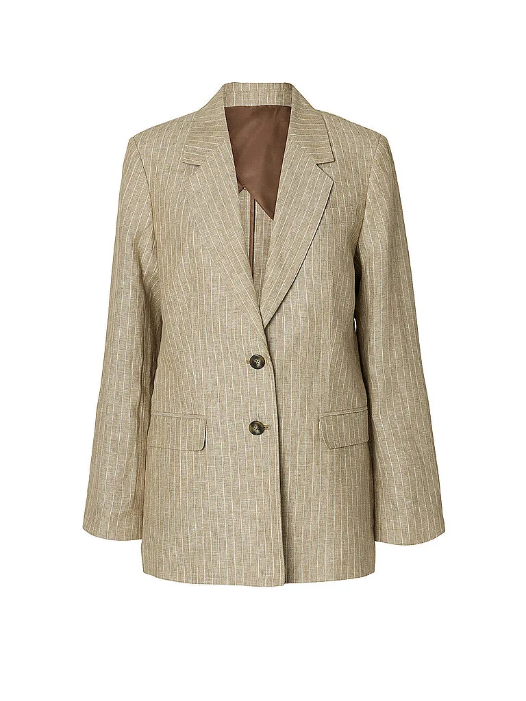 Blazer SLFRELAXED beige 42 - Selected Femme - FashionsVida