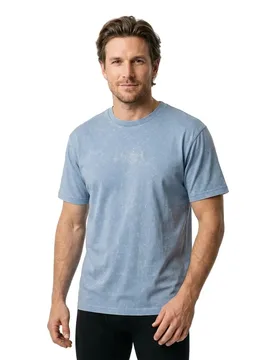 T-shirt à Manches Courtes Graphic Font Play Relaxed Fit Cool Blue S - Puma Select - FashionsVida