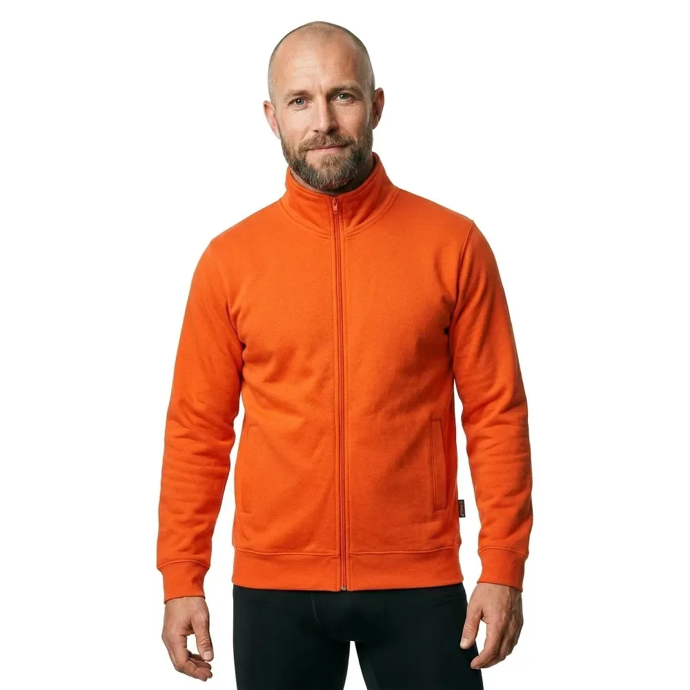 Sweat-shirt à Zip Sotra Orange Orange S - U-Power - FashionsVida