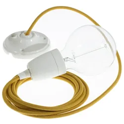 Cables Suspension Luminaire Rc31 1 M Golden Honey / White One Size