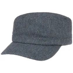Herringbone Army Cap by - black-blue - Herren - Size: One Size