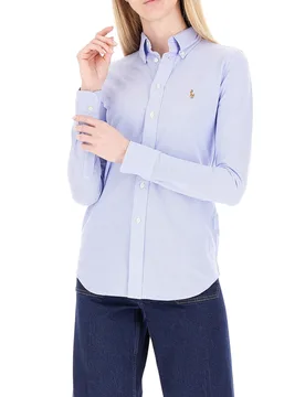 Camicia in cotone AZZURRO OXFORD XL - Ralph Lauren - FashionsVida