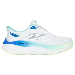 Max Run Running Shoes White Textile / Multi Trim UK 8 Women