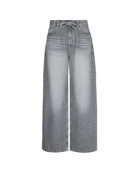 Jeans Wide Leg grau 34 Damen - LANIUS - FashionsVida