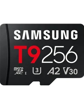 Carte Mémoire Microsd T9 Uhs-i U3 V30 A2 256gb Black One Size unisex - Samsung - FashionsVida