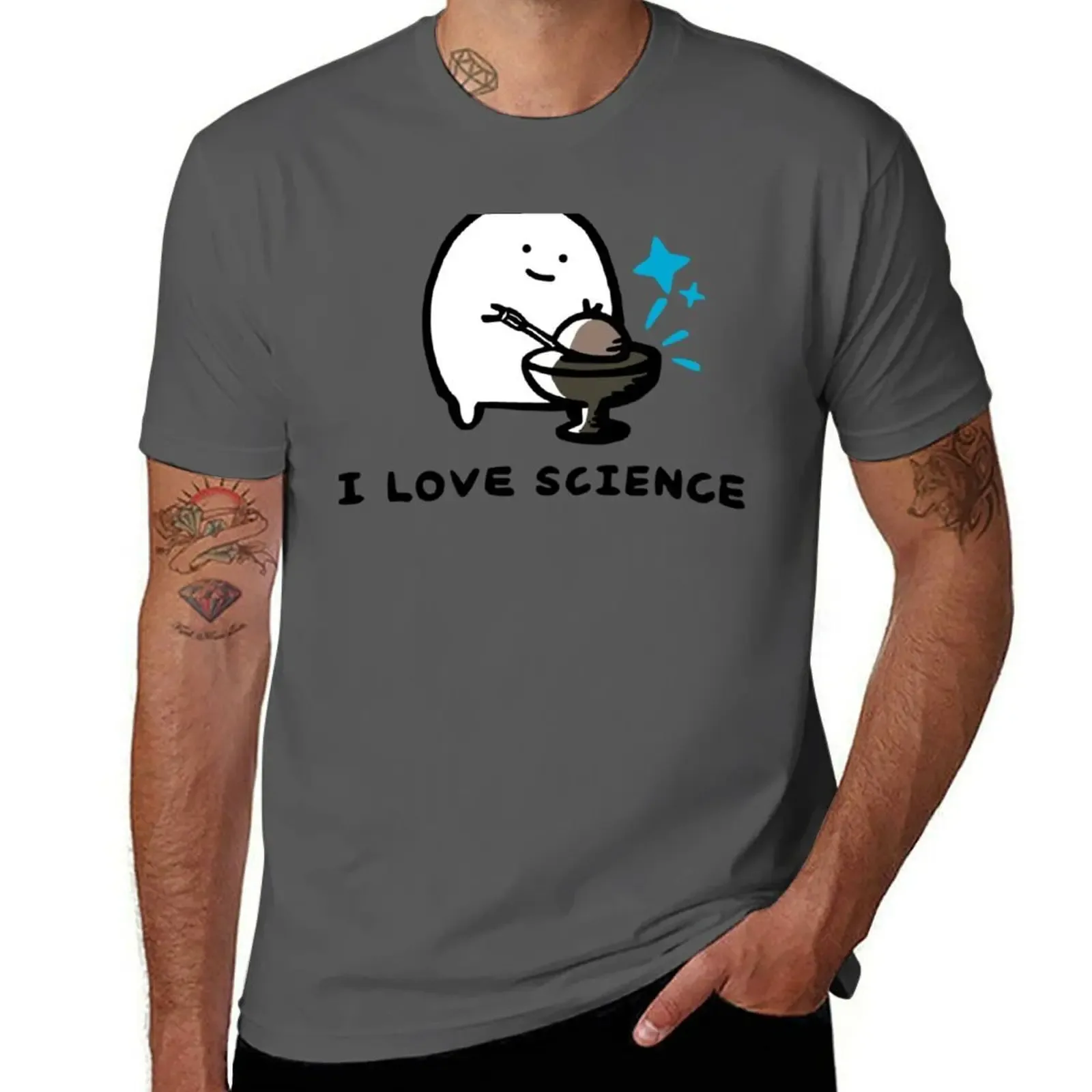 I Love Science - Demon Core T-Shirt Basic Crew Neck Short Sleeve Top - Aliexpress - FashionsVida