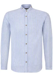 Trachtenhemd Dominik (blau, Gr. 3XL) von Classics für Herren, Oberteile, 100% Baumwolle