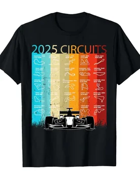 Formula Racing Track Graphic with Colorful Circuit Designs-100% cotton summer casual O-neck short sleeve printed men's T-shirt - Aliexpress - FashionsVida