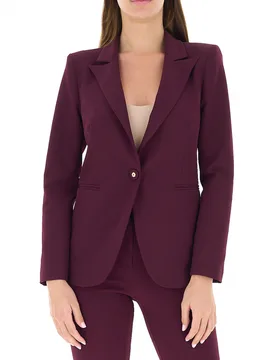 Blazer monopetto BORDEAUX XS - Rinascimento - FashionsVida