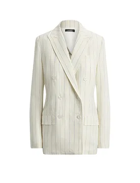 Blazer de lino blanco 42 - Ralph Lauren - FashionsVida