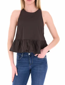 Top in cotone LIU JEANS MARRONE 46 - Liu jo - FashionsVida