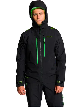 Trx2 shell lt evo chaqueta impermeable hombre Negro (S) - Trango - FashionsVida