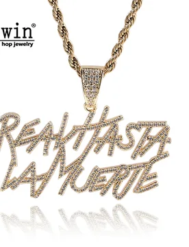 Uwin Letters Pendant Real Hasta La Muerte Necklace Rapper Fashion Cz Personalized Charm Necklaces For Women Hip Hop Jewelry - Aliexpress - FashionsVida