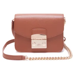 Borsa a tracolla METROPOLIS COGNAC h