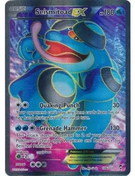 Pokemon XY Furious Fists 106/111 Seismitoad EX (Full Art) - Pokémon - FashionsVida