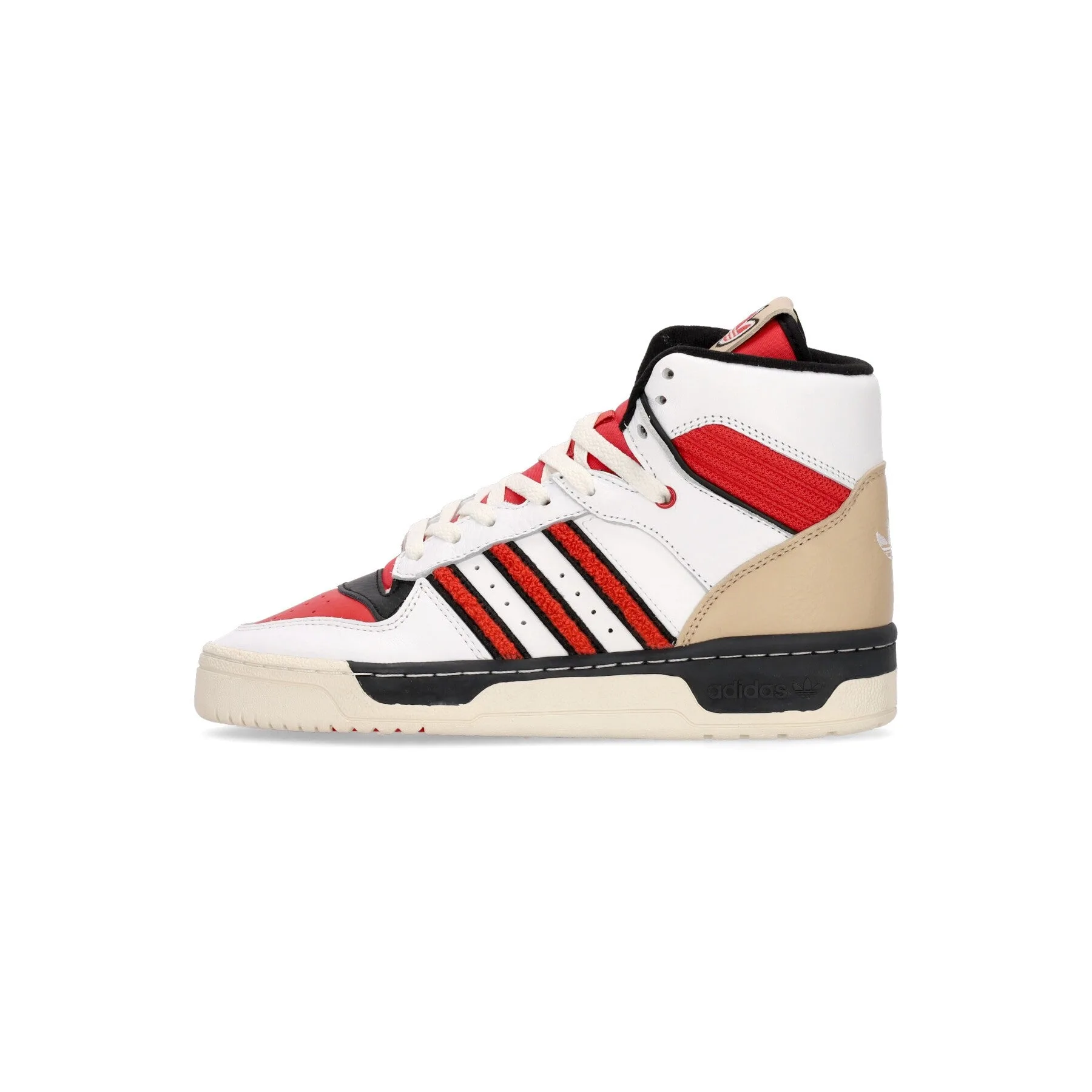 Scarpa Alta Uomo Rivalry High Cloud White/glory Red/core Black - Adidas - FashionsVida