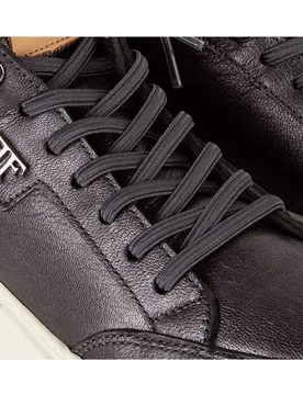 Zapatillas deportivas altas de mujer confeccionadas en napa metalizada - Farrutx - FashionsVida