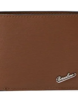 Cartera de piel con monedero - Borsalino - FashionsVida