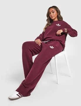 Trefoil Knitted Jogginghose - Damen, Rot - female - Size: 36 - adidas Originals - FashionsVida