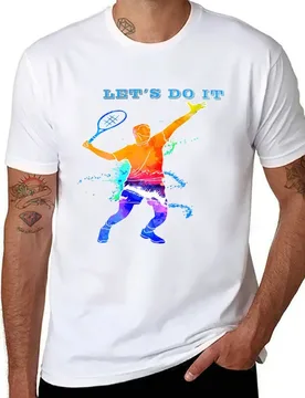 Tennis is life T-Shirt t shirts for man slim fit funny t shirts cotton T-Shirt - Aliexpress - FashionsVida