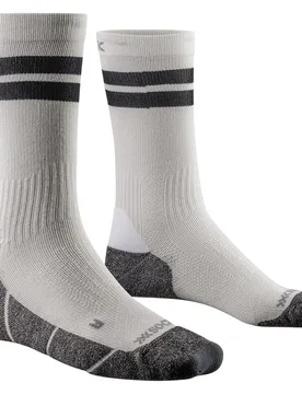 Calzini Crew Core Natural Graphics Arctic White / Pearl Grey EU 39-41 - X-SOCKS - FashionsVida