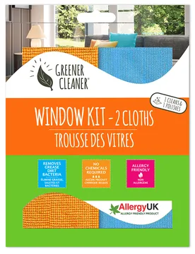 Window Cloth Kit - Pack of 2 - Greener Cleaner - FashionsVida