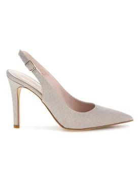 Décolleté beige con glitter e cinturino 3016 40 - PITTARELLO COUTURE - FashionsVida