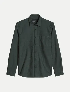 Marc O' Polo mit kleinem Karomuster Grün XL - Marc O'Polo - FashionsVida