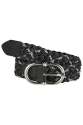Damen Gürtel BELT BRAIDED #1822 TheCore, black/silver 95