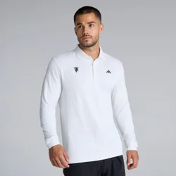 Manchester United x Golf Ultimate 365 Long Sleeve Polo Shirt White 2XL