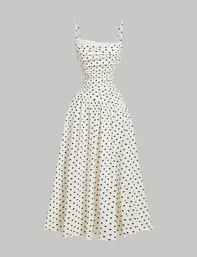 Vestido largo con adorno de encaje elegante para mujer, vestido de Año Nuevo, vestido de fiesta de Año Nuevo, ropa de mujer, vestidos elegantes de m - Shein - FashionsVida