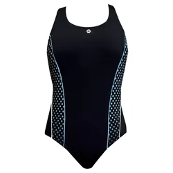 Malaysia Sport Back Swimsuit Black 36 Women