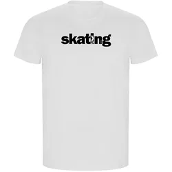 T-shirt à Manches Courtes Word Skating Eco White 3XL
