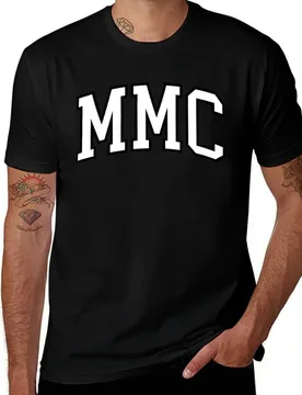 Mmc - college font curved T-Shirt funny t shirts cotton men t shirt cotton 100% T-Shirt - Aliexpress - FashionsVida