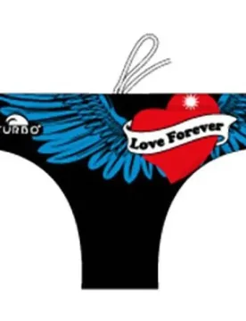 Love Forever Swimming Brief Black S Men - TURBO - FashionsVida