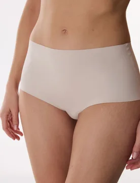Womens High-Waist Knitted Brief - Blush - Size X-Large - Penti - FashionsVida