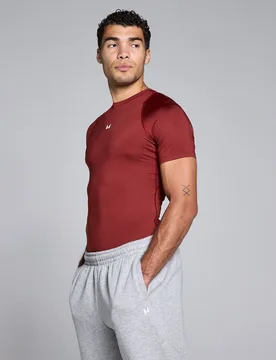 Camiseta interior de manga corta Training para hombre de MP - Cereza - XS - MyProtein - FashionsVida