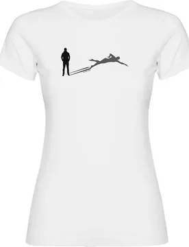 Swim Shadow Short Sleeve T-shirt White S Women - Kruskis - FashionsVida