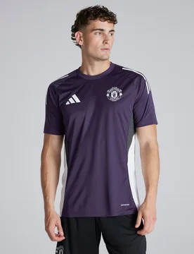 Manchester United Tiro 25 Competition Training Jersey Purple S - Adidas - FashionsVida