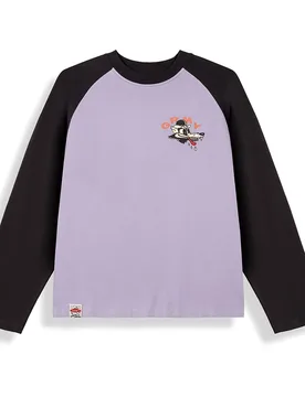 T-shirt à Manches Longues Wild One Raglan Black L ,Femme - Grimey - FashionsVida
