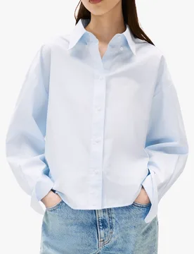 Chemise courte en coton - Tommy hilfiger - FashionsVida
